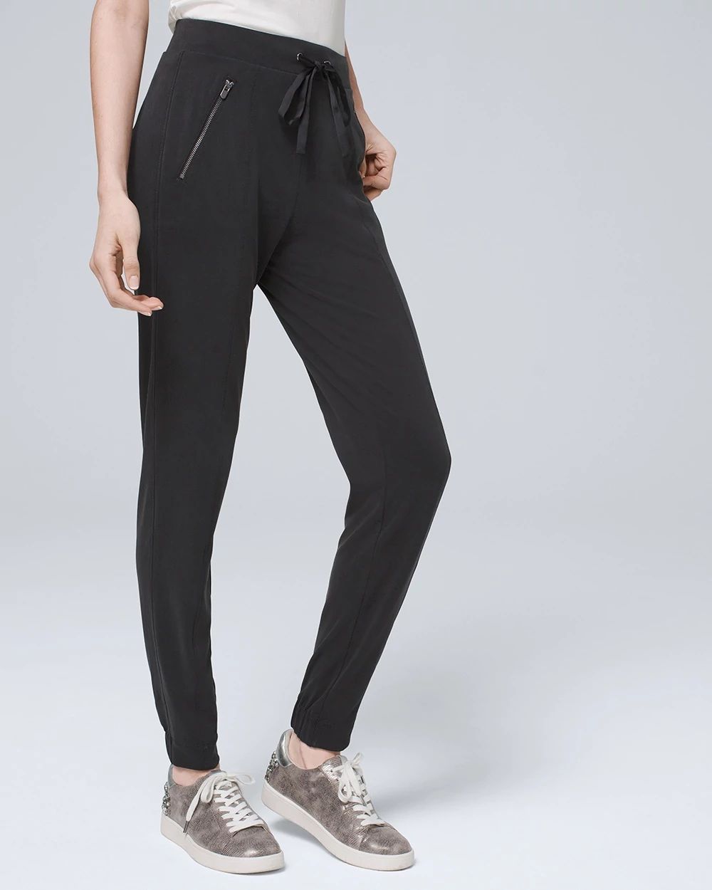 White house black market joggers top
